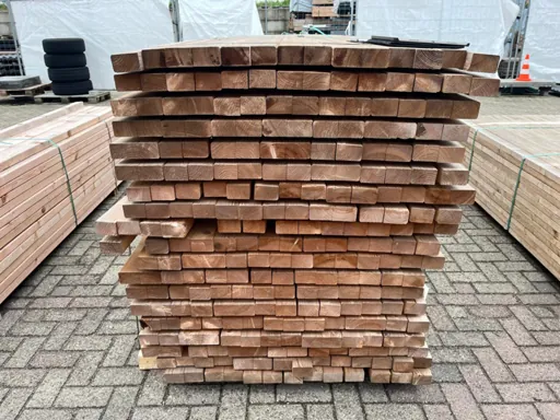 Beam wood 4000x50x70mm 156 pieces 1024m1 new unused