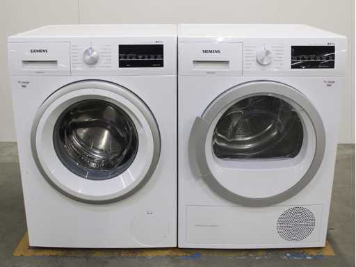 Siemens iQ500 iSensoric aquaStop iQdrive Wasmachine & Siemens iQ500 iSensoric selfCleaning Condenser Wasdroger