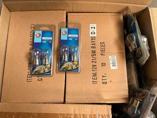 AllRide Car Lighting 12v E4 21/5W BAY15D 2 pièces (190x)