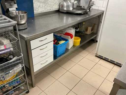 Stół roboczy ze stali nierdzewnej