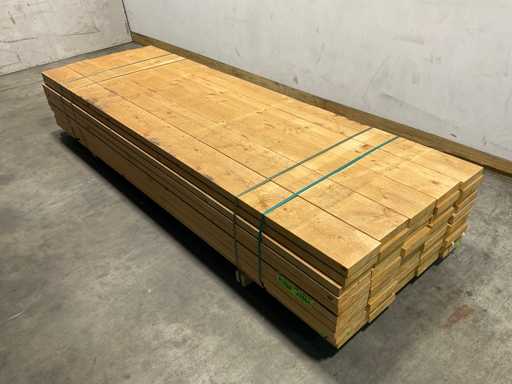 Vuren balk geschaafd - 300x19,5x4,4 cm (49x)