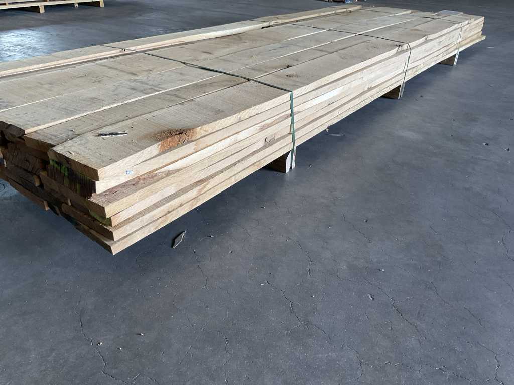 French oak planks approx. 0,694 m³
