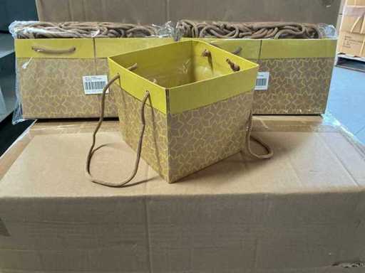 Partij Bags Bluma 13x13x13cm yellow (1680x)