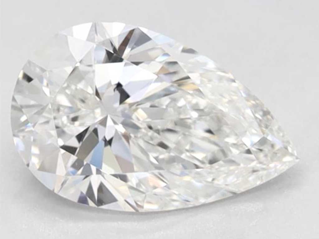 Diamant - 0,52 karaat diamant (gecertificeerd)