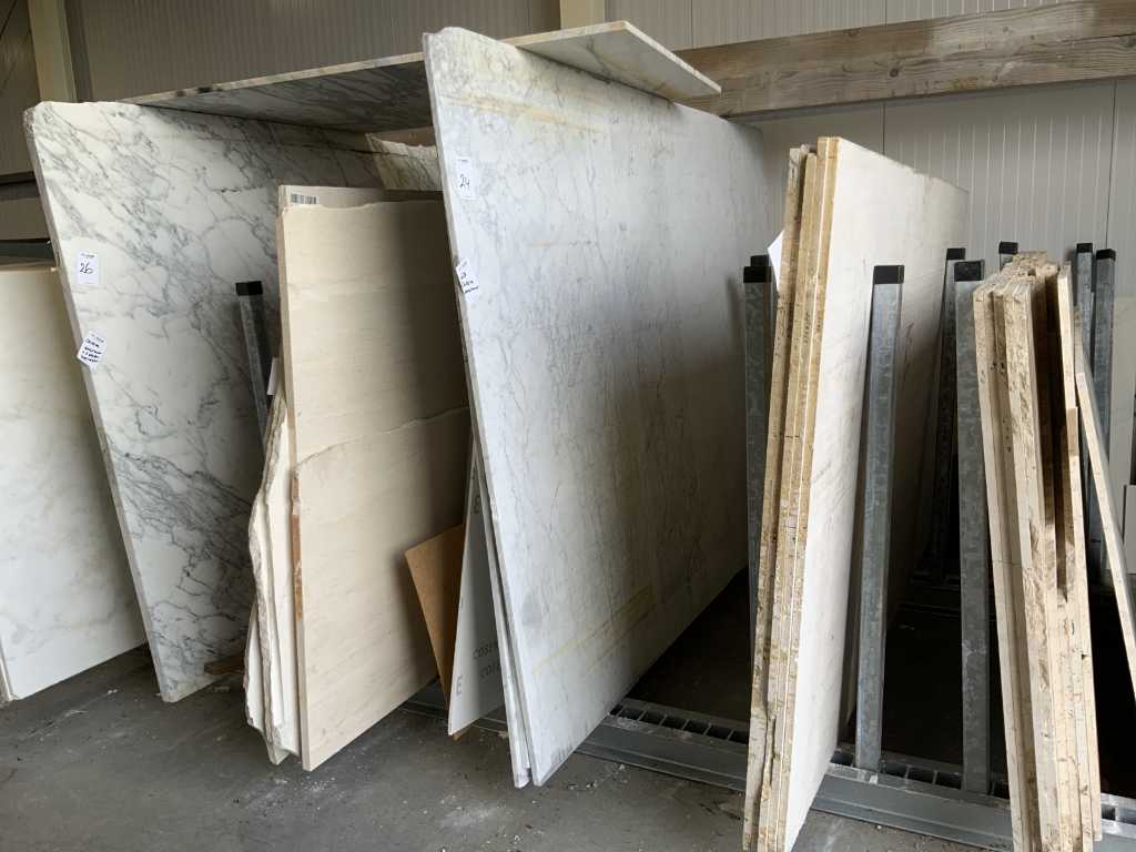 Weißer Carrara-Marmor (5x)