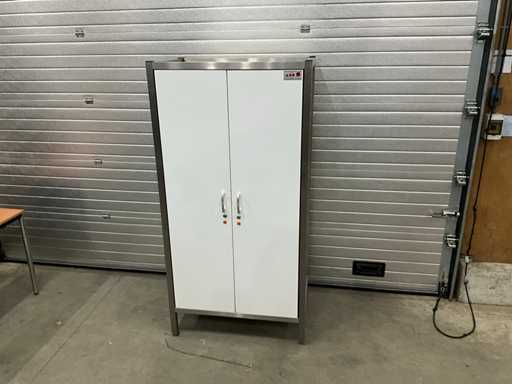 Stainless steel china cabinet