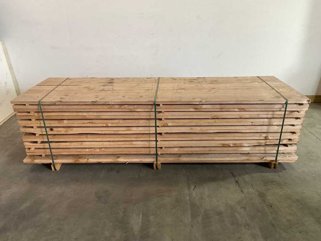 Douglasie Gerüstbrett 300x20x3 cm (55x)