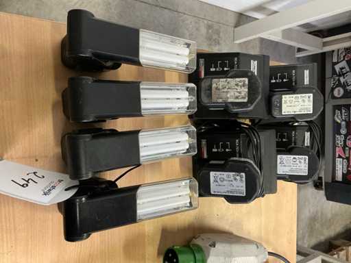 Atlas Copco Tools AB Winnenden PL Option Battery Lamps (4x)