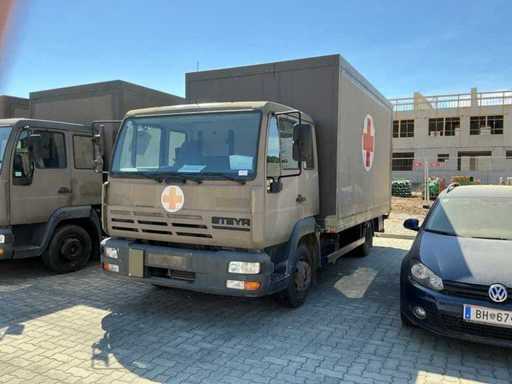 2001 Steyr ÖSN Lastwagen mit Ladebordwand