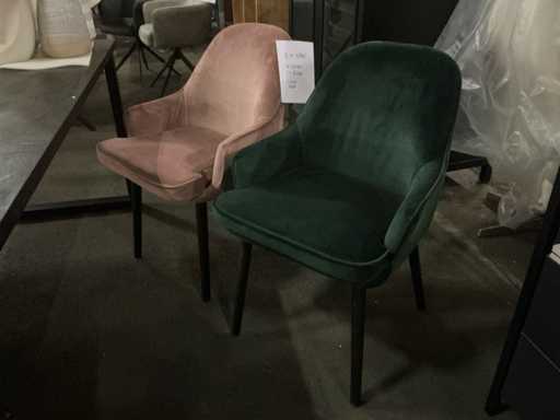 Velvet Eetkamerstoel (2x)