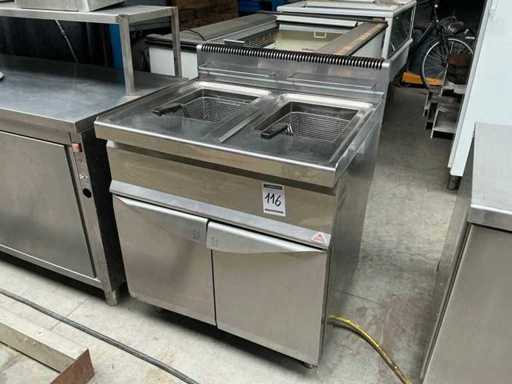 La friteuse à double gaz de Berto