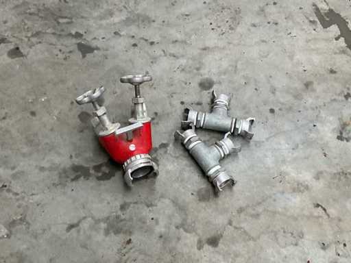 Connecteurs pour tuyaux d’incendie (3x)