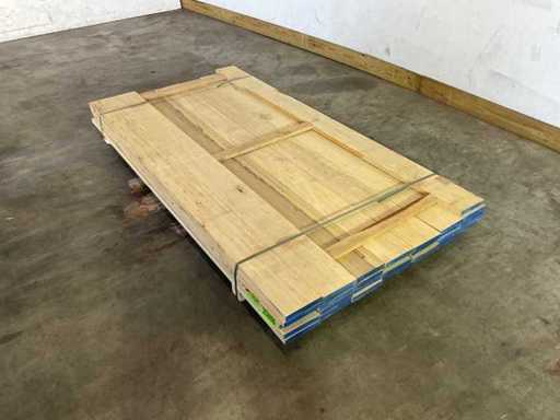 Étagère Fraké - 215x15,5x2,3 cm (31x)