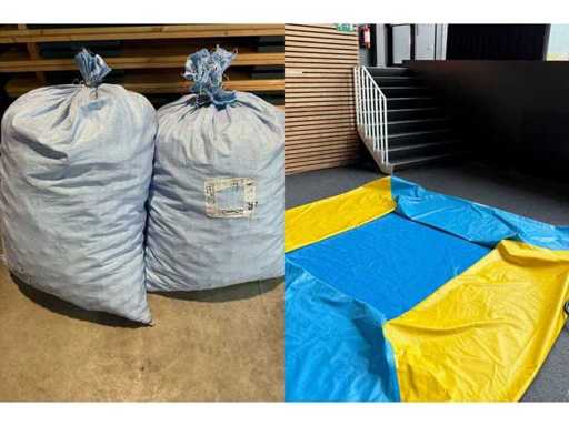 Piscina gonfiabile con palle