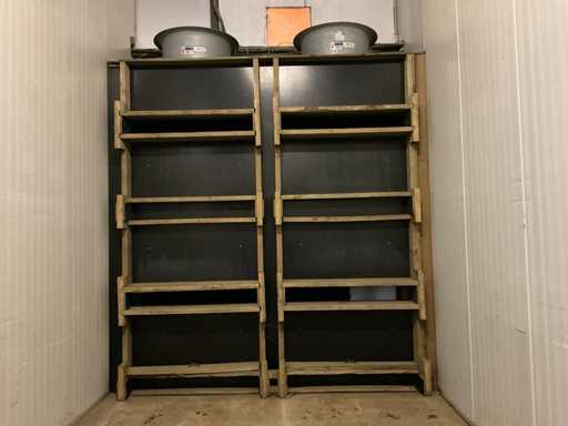 Muro di essiccazione, 2 largo, 4 alti