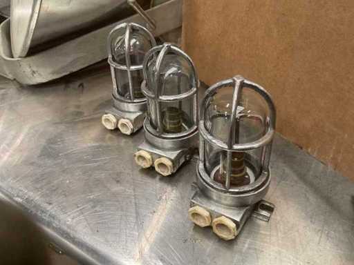Vintage-Marinelampe (3x)