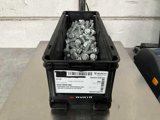 Würth 10.01 kg Flensbout met vertanding RIPP M12 x 30 in stapelbare bak