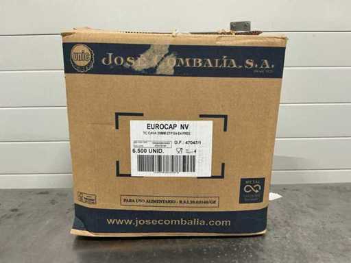 Capsules de bouteilles dorées 29mm (6500x)