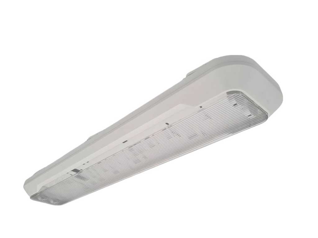 60cm Pro Design Doppio LED Fluorescente T8 Apparecchi Impermeabili Bianco con Riflettore (48x)