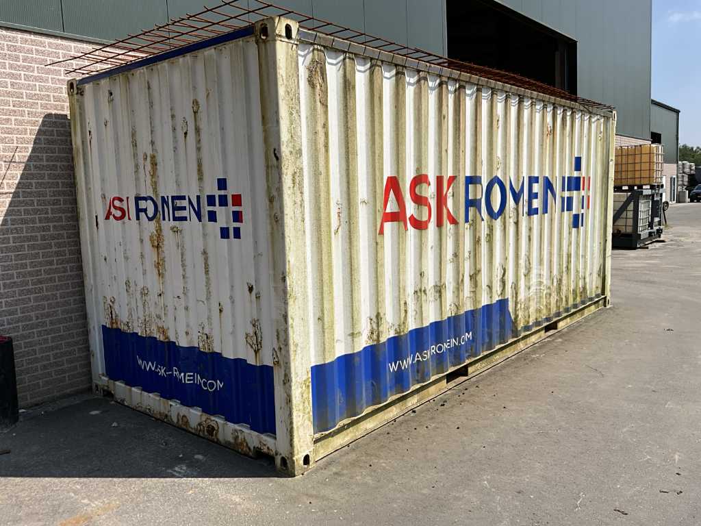 20ft storage container including various PVC contents