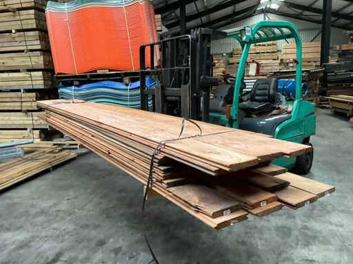 Douglas-Blockhüttenprofil 300–400x18,5x2,8 cm (35x)