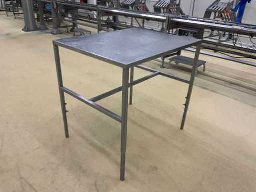 Stainless steel work table (2x)