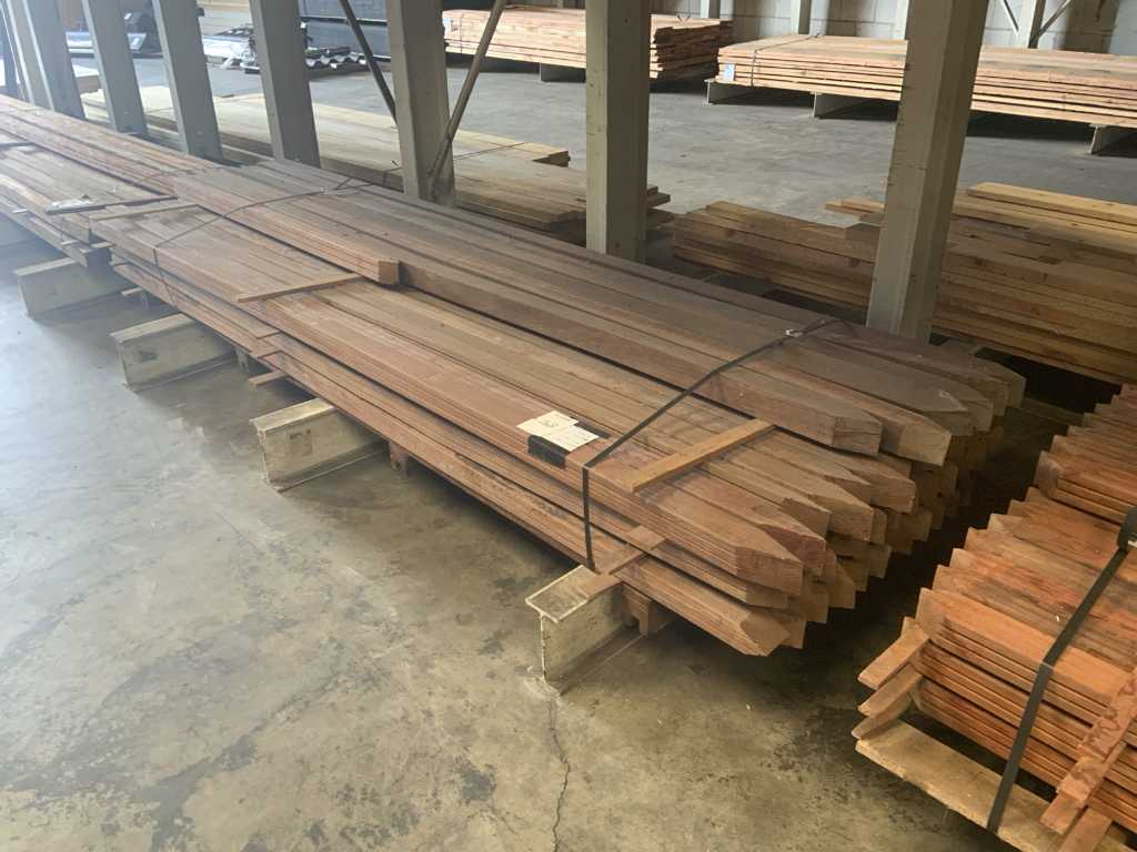 Stâlp din lemn de esență tare (44x)