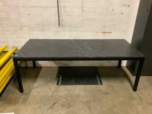 Table with wooden top 