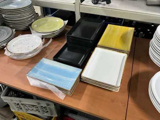 Madleen rechthoekige borden (25x)