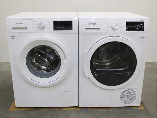 Siemens iQ300 iSensoric iQdrive Wasmachine & Siemens iQ500 iSensoric bestCollection Wasdroger