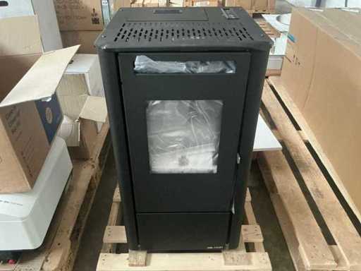 Stufa Kali Nero Goffrato 9.5kW V2 Pellet Stove