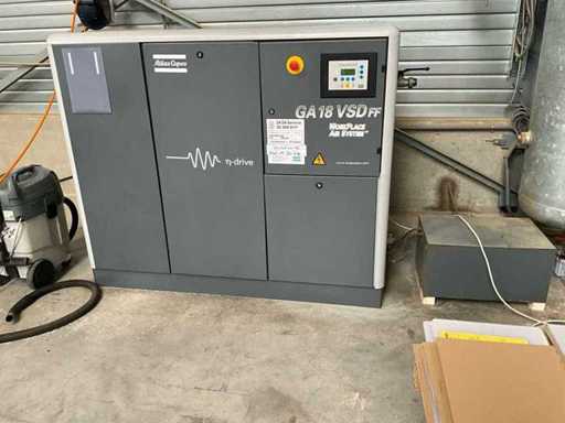 Atlas Copco GA 18 VSD ff Compressor