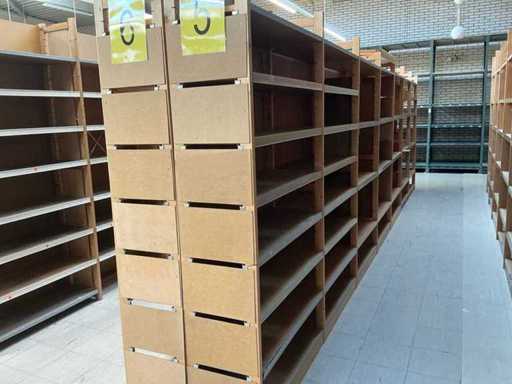 Bruynzeel Warehouse rack 124 uprights, beams 507