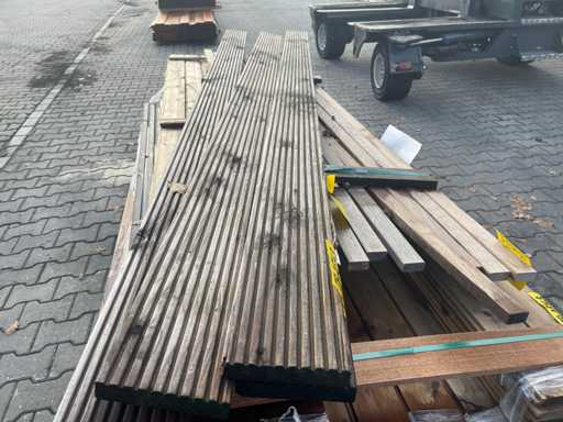 Douglas decking boards 3000x140x25mm (4x)