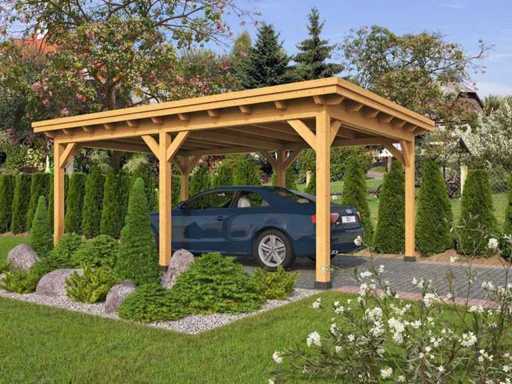 Platdak verblijf Odense XXL Basis Red Class Wood 650x450 cm