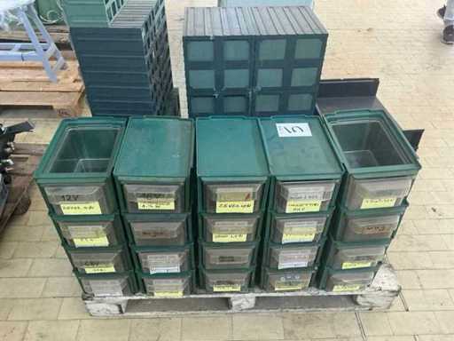 Machinery, spare parts and warehouse stocks