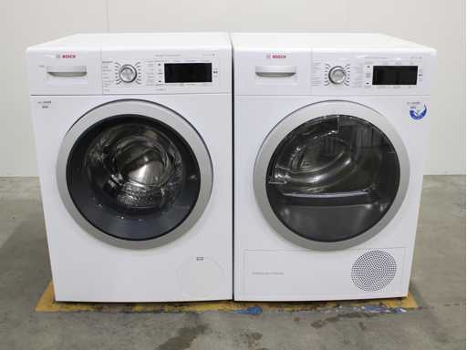 Bosch Series|8 i-Dos Washing Machine & Bosch Series|8 SelfCleaning Condenser Tumble Dryer