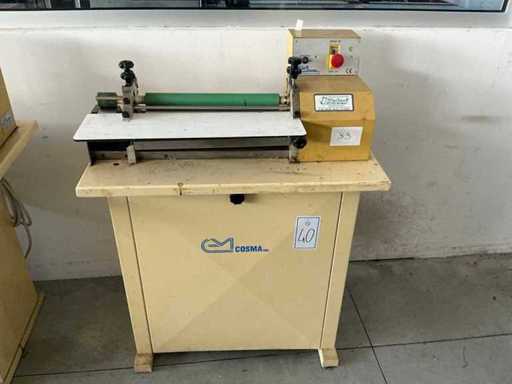 COSMA S390A Machine à coller à rouleaux / revêtement pour articles en cuir
