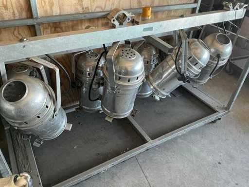 Lampe à long ACL 4 barres par 64 24v 250W - Série-