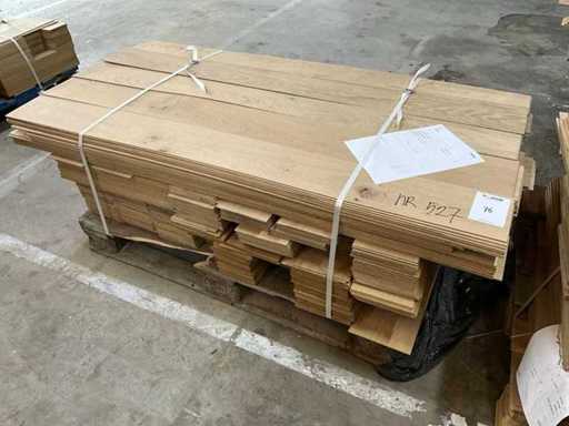 Batch of oak mix veneer strips
