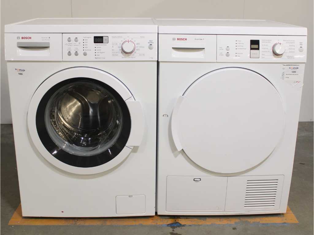 Bosch Serie|6 VarioPerfect EcoSilence Drive Washing Machine & Bosch Avantixx 8 Dryer