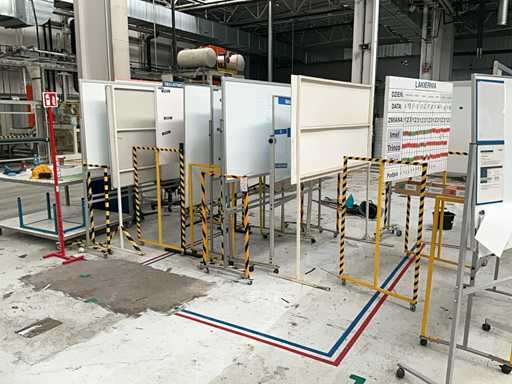 Lavagna bianca e flipover (17x)