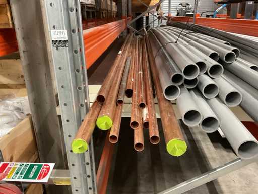 Lot de tuyaux en cuivre