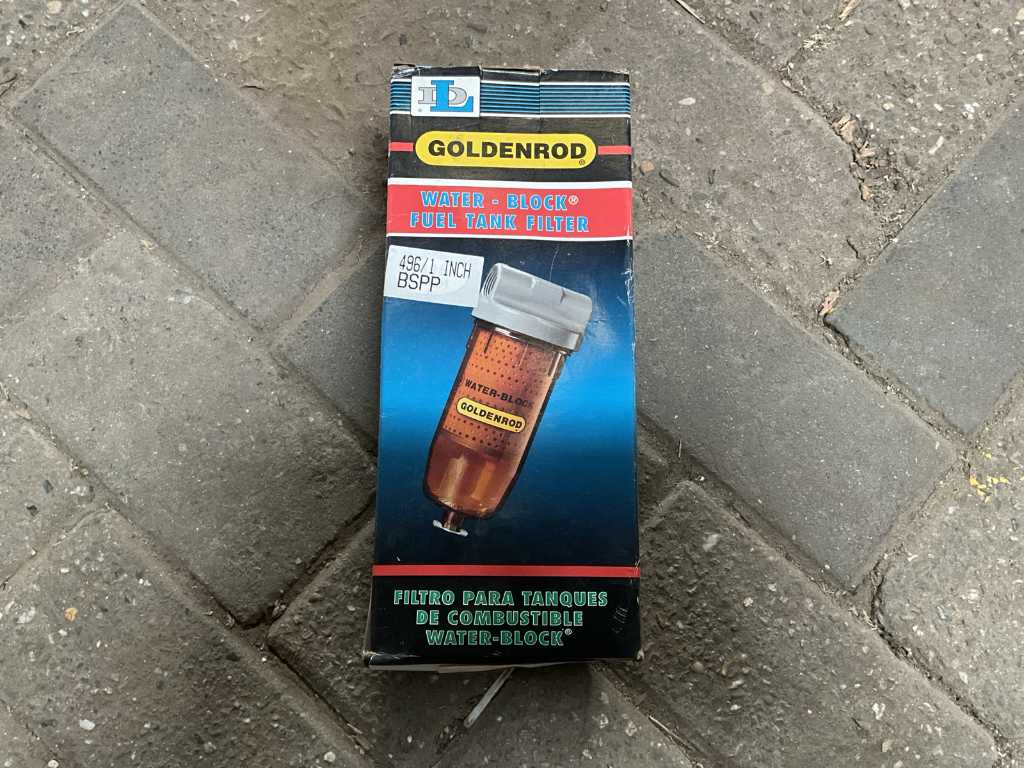 Goldenrod 496/1 Waterblock fuel tank filter (8x)