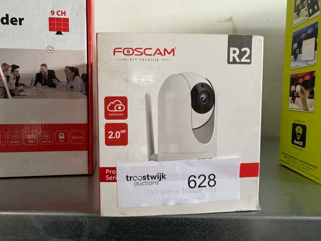 Foscam Security Camera R2-W Indoor HD PT Camera (3x)