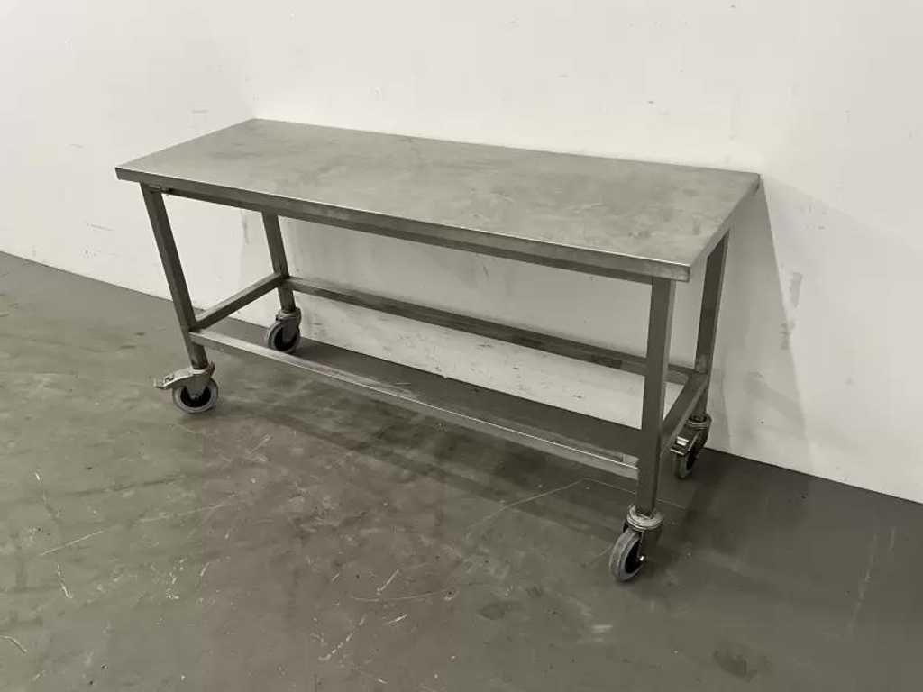 Mobile Stainless Steel Work Table