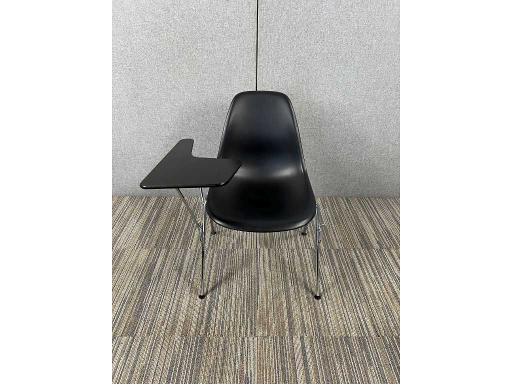 Vitra Eames DSS Chaise en plastique Noir