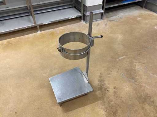 Portaspacchi in acciaio inox