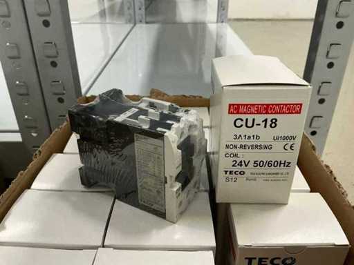 Contactori magnetici Lot Teco AC CU-18 (30x)