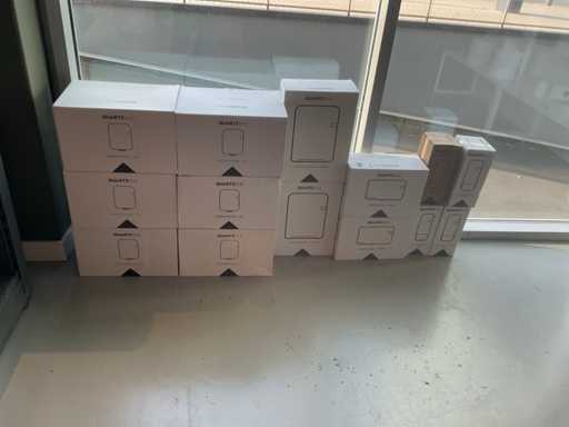 Quartzline Poetsdoek, zeep, handdoek en toiletrol Dispensers (14x)